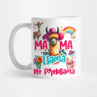 NO PROB-LLAMA  Design Vintage Llama Funny Mug